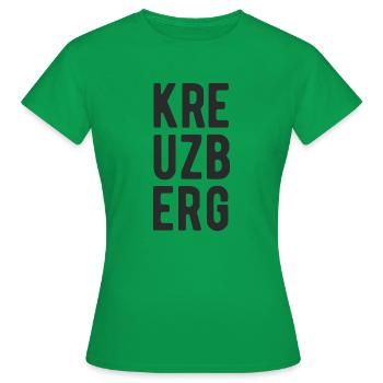 Xberg Berlin Kreuzberg36 Kreuzberg disant - T-shirt Femme - vert - Devant - AI Model Female 172 dark (172cm)