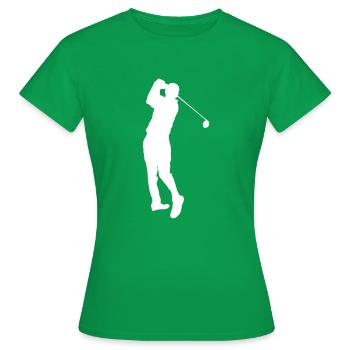 Golfspieler - Frauen T-Shirt - Kelly Green - Vorne - AI Model Female 172 dark (172cm)