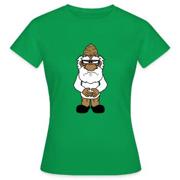 merde merde aigre boese veraergert kot tas - T-shirt Femme - vert - Devant - AI Model Female 172 dark (172cm)