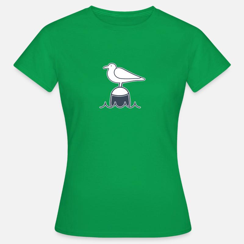 Maritimi Seagull - Women's T-Shirt - kelly green