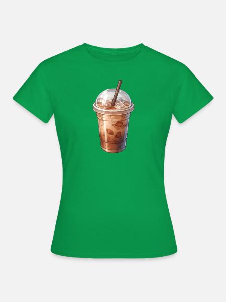 Eistee aus der Milch - Frauen T-Shirt - Kelly Green