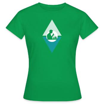Chimie Élément chimique - T-shirt Femme - vert - Devant - AI Model Female 172 dark (172cm)