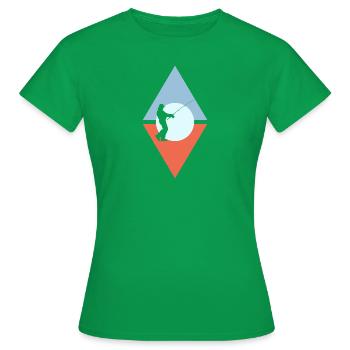 Fishing Fishing Fishing Hooks - Women's T-Shirt - kelly green - Front - AI Model Female 172 dark (172cm)