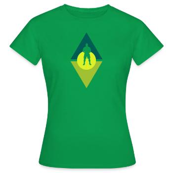 Arts martiaux mixtes Jiujitsu Judo - T-shirt Femme - vert - Devant - AI Model Female 172 dark (172cm)