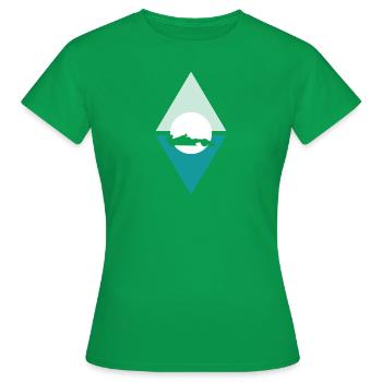Coureur de course automobile - T-shirt Femme - vert - Devant - AI Model Female 172 dark (172cm)
