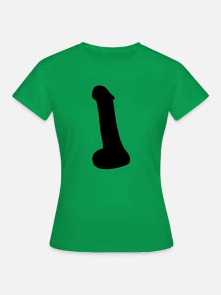 Penis - Frauen T-Shirt - Kelly Green