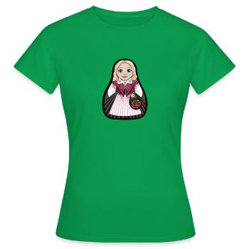 Ockelbostinta - T-shirt Femme - vert - Devant - AI Model Female 172 dark (172cm)