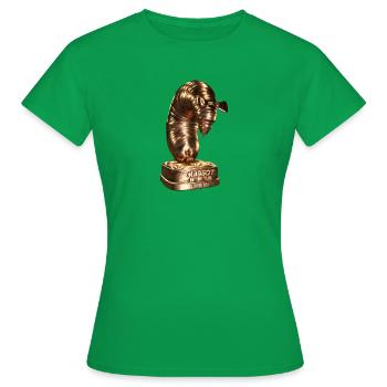 Maggot Of The Year Award - Women's T-Shirt - kelly green - Front - AI Model Female 172 dark (172cm)