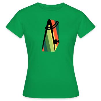 Construction d’une maison d’architecture - T-shirt Femme - vert - Devant - AI Model Female 172 dark (172cm)