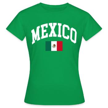 Mexique - T-shirt Femme - vert - Devant - AI Model Female 172 dark (172cm)