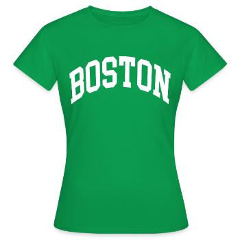 Boston - T-shirt Femme - vert - Devant - AI Model Female 172 dark (172cm)