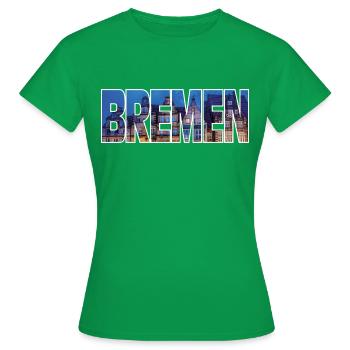 Brême - T-shirt Femme - vert - Devant - AI Model Female 172 dark (172cm)