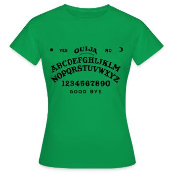 Ouija Board - Frauen T-Shirt - Kelly Green - Vorne - AI Model Female 172 dark (172cm)