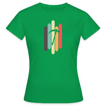 Mineur minier - T-shirt Femme - vert - Devant - AI Model Female 172 dark (172cm)