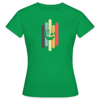 Aquarium Tintenfisch Meeresbewohner - Frauen T-Shirt - Kelly Green - Vorne - AI Model Female 172 dark (172cm)
