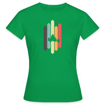 Voiture Sports Voiture Sport automobile - T-shirt Femme - vert - Devant - AI Model Female 172 dark (172cm)