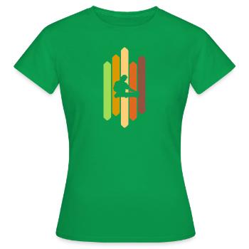 DJ Djing - Frauen T-Shirt - Kelly Green - Vorne - AI Model Female 172 dark (172cm)
