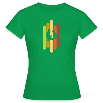 Dressage de chiens École canine Dressage de chiens - T-shirt Femme - vert - Devant - AI Model Female 172 dark (172cm)