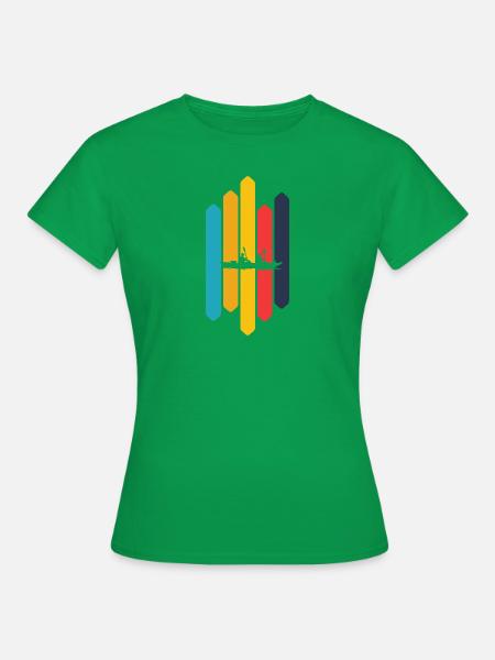 Kajak Paddeln - Frauen T-Shirt - Kelly Green