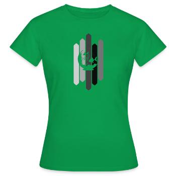 Aquarium Fisch Meeresbewohner - Frauen T-Shirt - Kelly Green - Vorne - AI Model Female 172 dark (172cm)