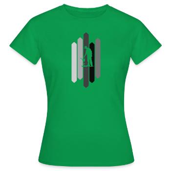 Horticulture fleurie - T-shirt Femme - vert - Devant - AI Model Female 172 dark (172cm)
