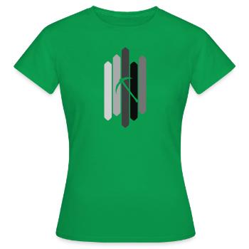 Pioche de mineur minier - T-shirt Femme - vert - Devant - AI Model Female 172 dark (172cm)