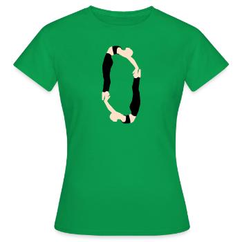 ABC - T-shirt Femme - vert - Devant - AI Model Female 172 dark (172cm)
