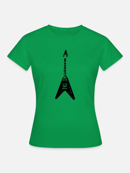 e-gitarre - Frauen T-Shirt - Kelly Green