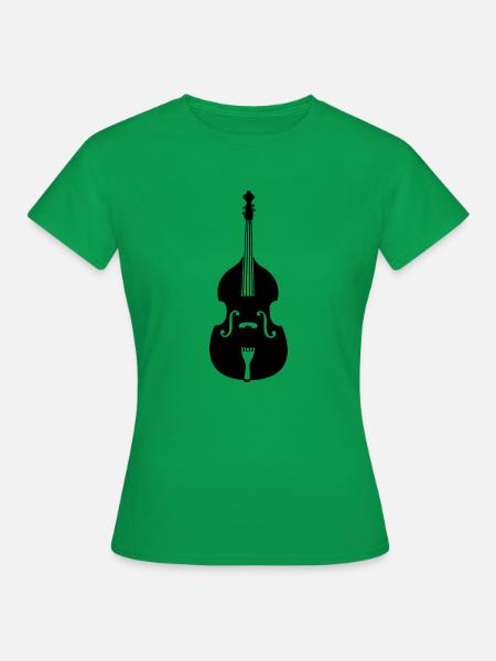Kontrabass - Frauen T-Shirt - Kelly Green