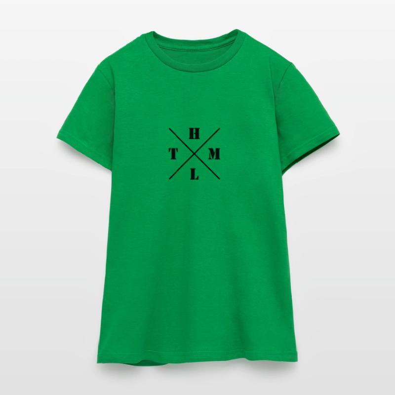 HTML Logo T-shirt Femme