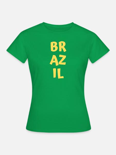 Brasile - Maglietta da donna - verde kelly
