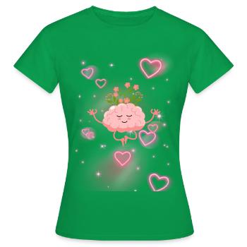 Zen Attitude – Wellness Gift - Women's T-Shirt - kelly green - Front - AI Model Female 172 dark (172cm)