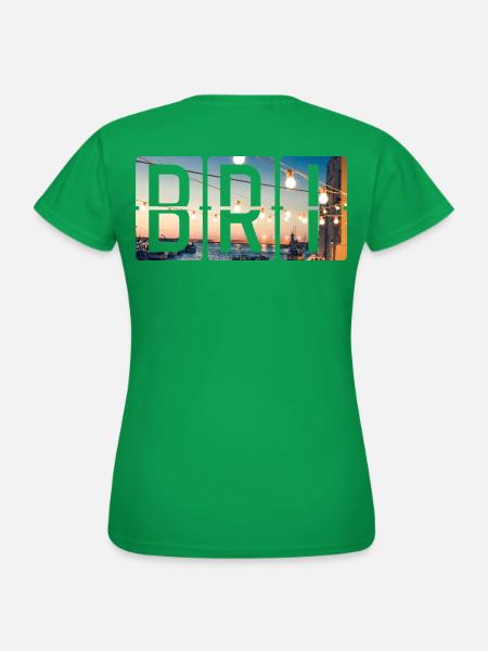Flughafen Bari BRI - Frauen T-Shirt - Kelly Green