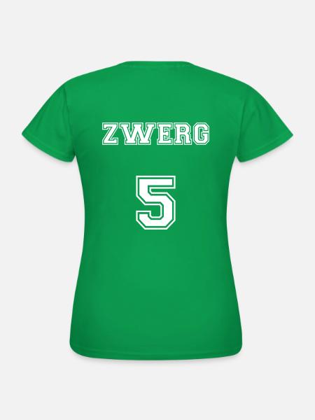 Zwerg 5 - Frauen T-Shirt - Kelly Green