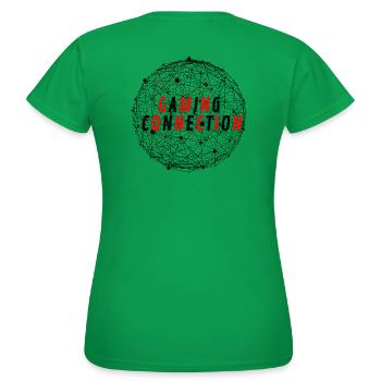 Connexion de jeu / Monde connecté - T-shirt Femme - vert - Dos - AI Model Female 172 dark (172cm)