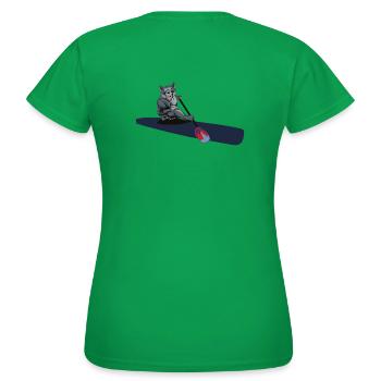 Terror - Frauen T-Shirt - Kelly Green - Hinten - AI Model Female 172 dark (172cm)