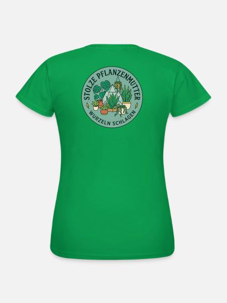 Grüne Wurzeln schlagen - Frauen T-Shirt - Kelly Green