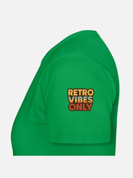 Retro Vibes Only - Frauen T-Shirt - Kelly Green