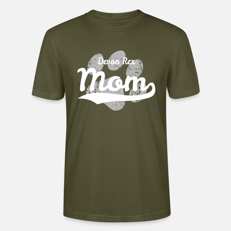 Devon Rex Mom - Stanley/Stella Unisex Bio-T-Shirt CRAFTER - Khaki