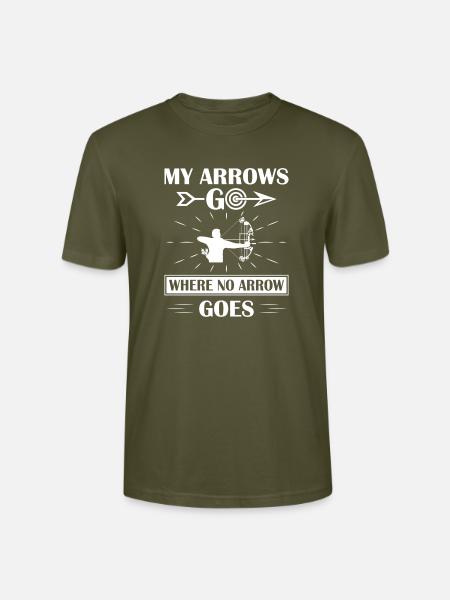 Bogenschießen Bogenschütze - Stanley/Stella Unisex Bio-T-Shirt CRAFTER - Khaki