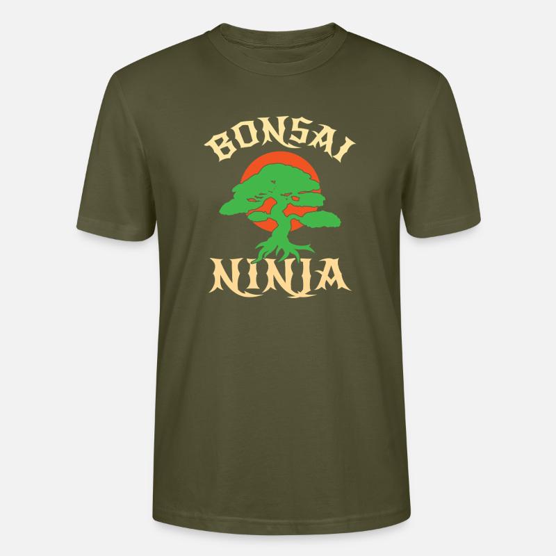 Bonsai Tree - Stanley/Stella Unisex Bio-T-Shirt CRAFTER - Khaki