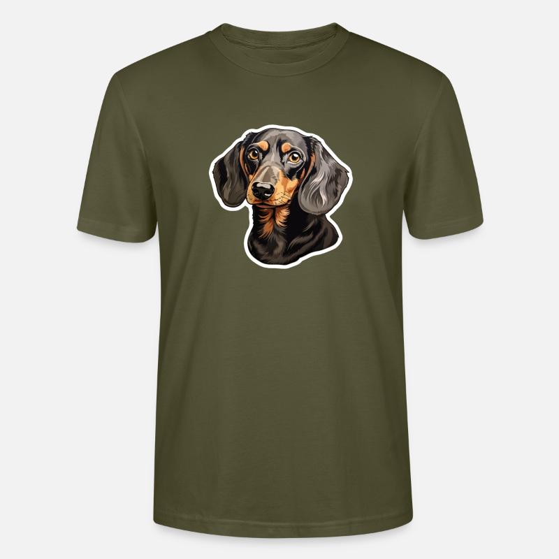 Dackel oder Dachshund - Stanley/Stella Unisex Bio-T-Shirt CRAFTER - Khaki