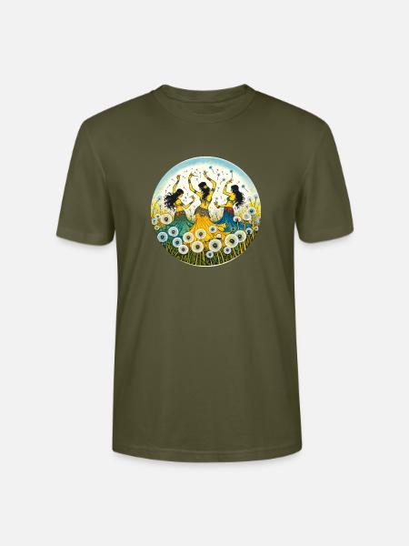 Belly Dancers - Stanley/Stella CRAFTER Unisex Organic T-Shirt - khaki