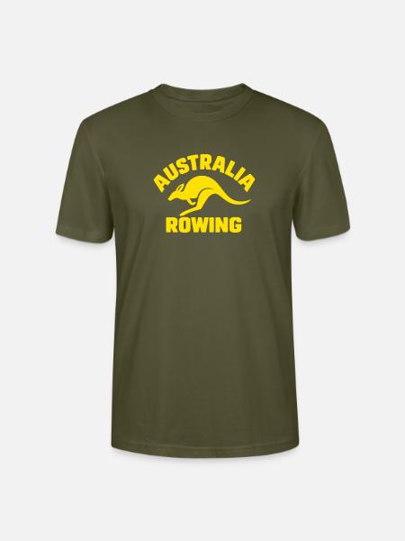 Australia Rowing - Australien Rudern - Känguru - Stanley/Stella Unisex Bio-T-Shirt CRAFTER - Khaki