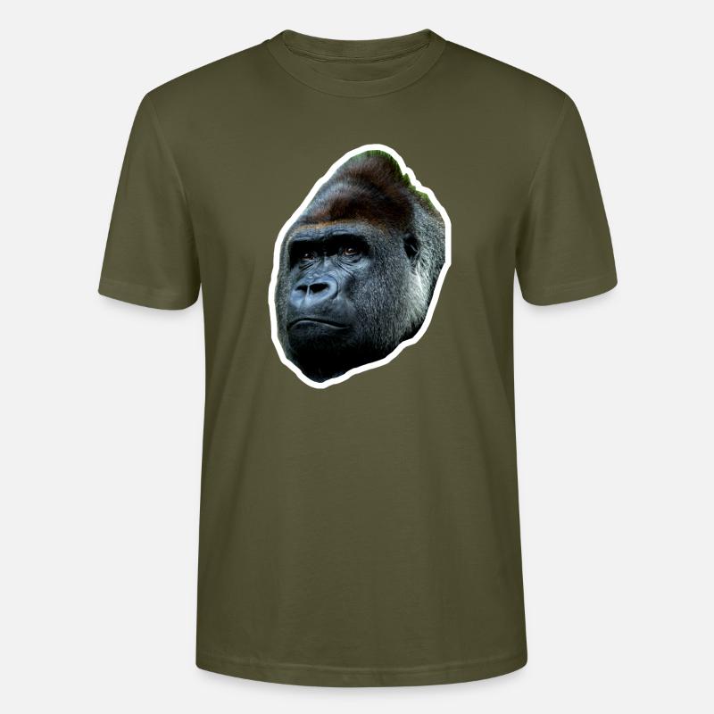 Gorilla cool simple - Stanley/Stella Unisex Bio-T-Shirt CRAFTER - Khaki