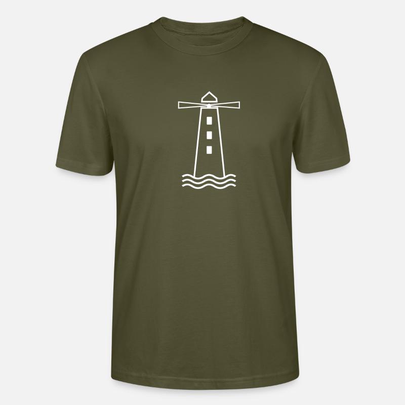 Le phare - blanc - T-shirt bio CRAFTER Stanley Stella Unisexe - kaki