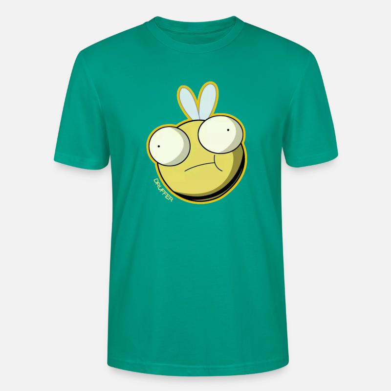 DRUFFER™ Face - T-shirt bio CRAFTER Stanley Stella Unisexe - vert-bleu