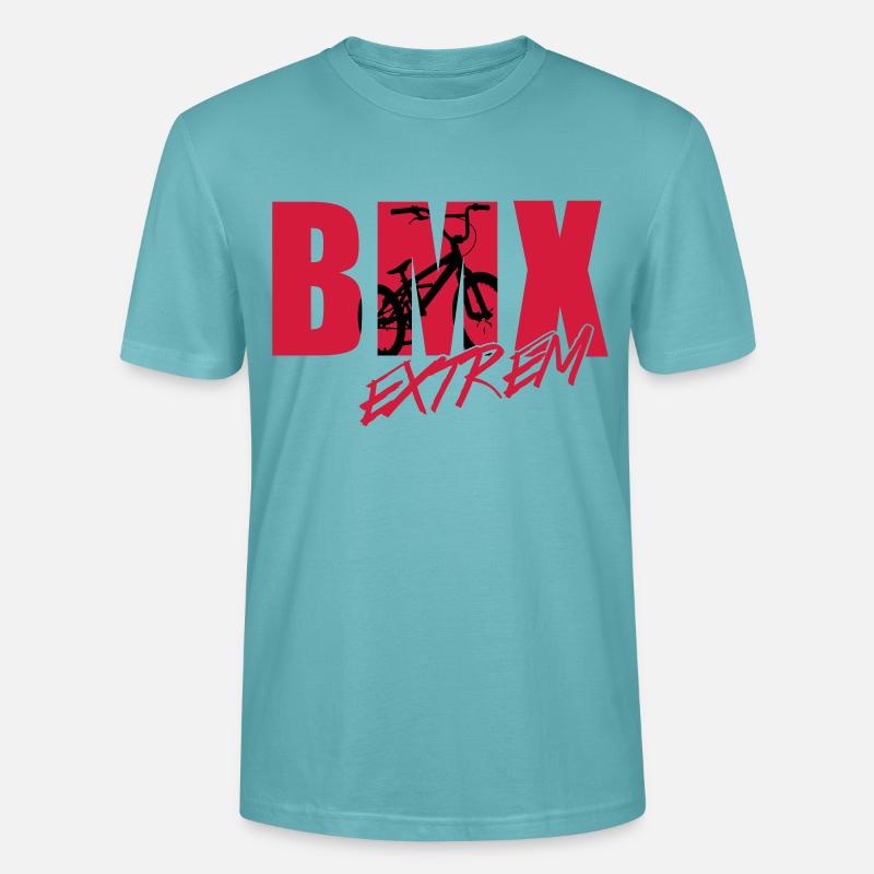 bmx 2_2c - T-shirt bio CRAFTER Stanley Stella Unisexe - turquoise pastel