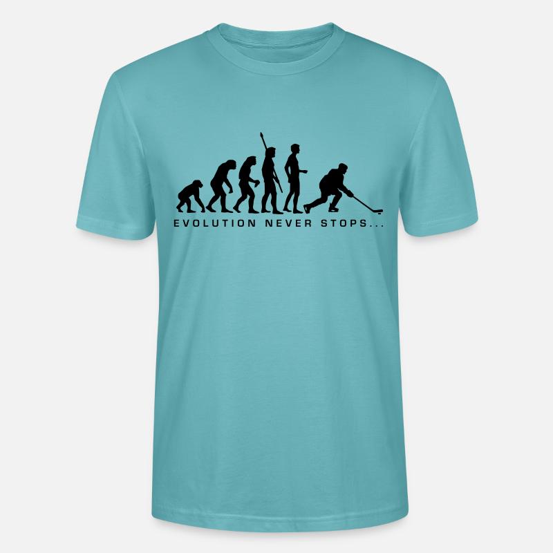 evolution_eishockey_b - Stanley/Stella Unisex Bio-T-Shirt CRAFTER - Pastelltürkis