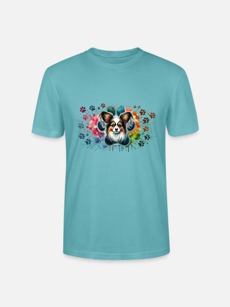 Papillon Art 2 - Stanley/Stella Unisex Bio-T-Shirt CRAFTER - Pastelltürkis